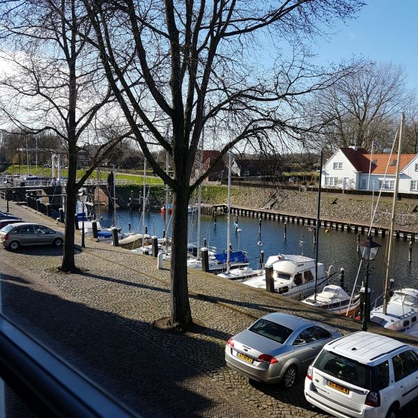 Uitzicht vanuit kamer Veerse meer